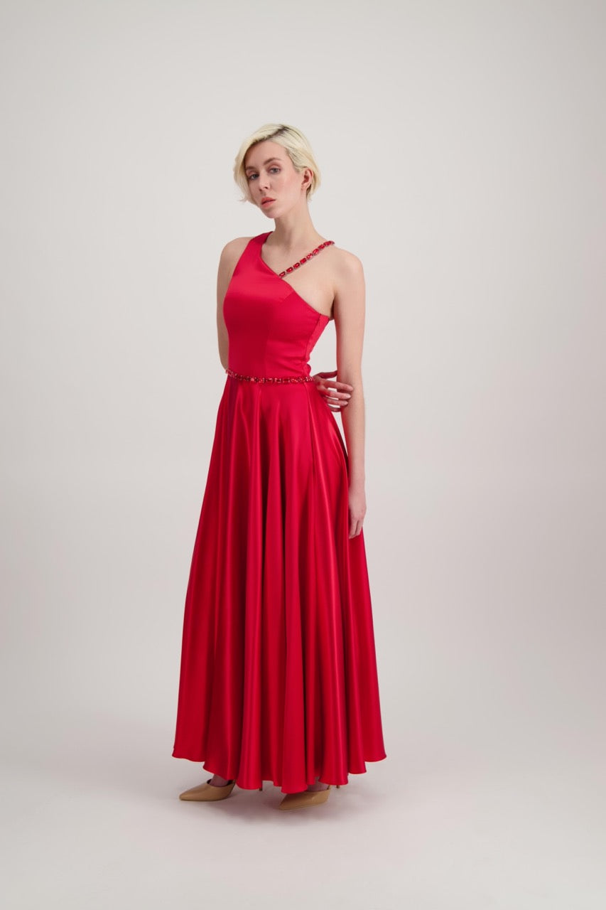 Robe Imp ratrice Rouge Robe longue du soir en pr t porter luxe